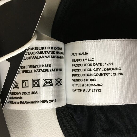 SEAFOLLY Multi Strap Hipster Mid Coverage Bikini Bottom  ☀  NEW WITH TAG… - Picture 12 of 16